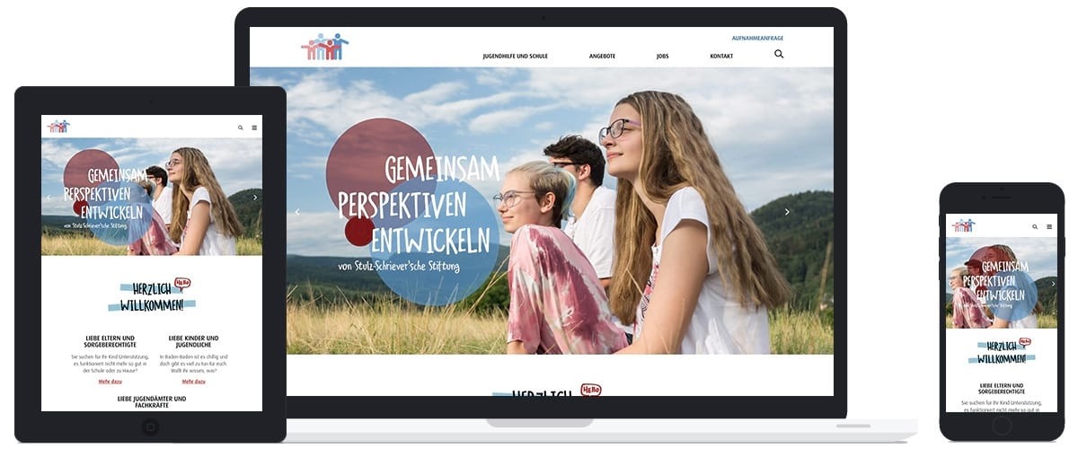Umsetzung Kinder- und Jugendheim Baden-Baden in HTML5 und CSS3 inklusive CMS